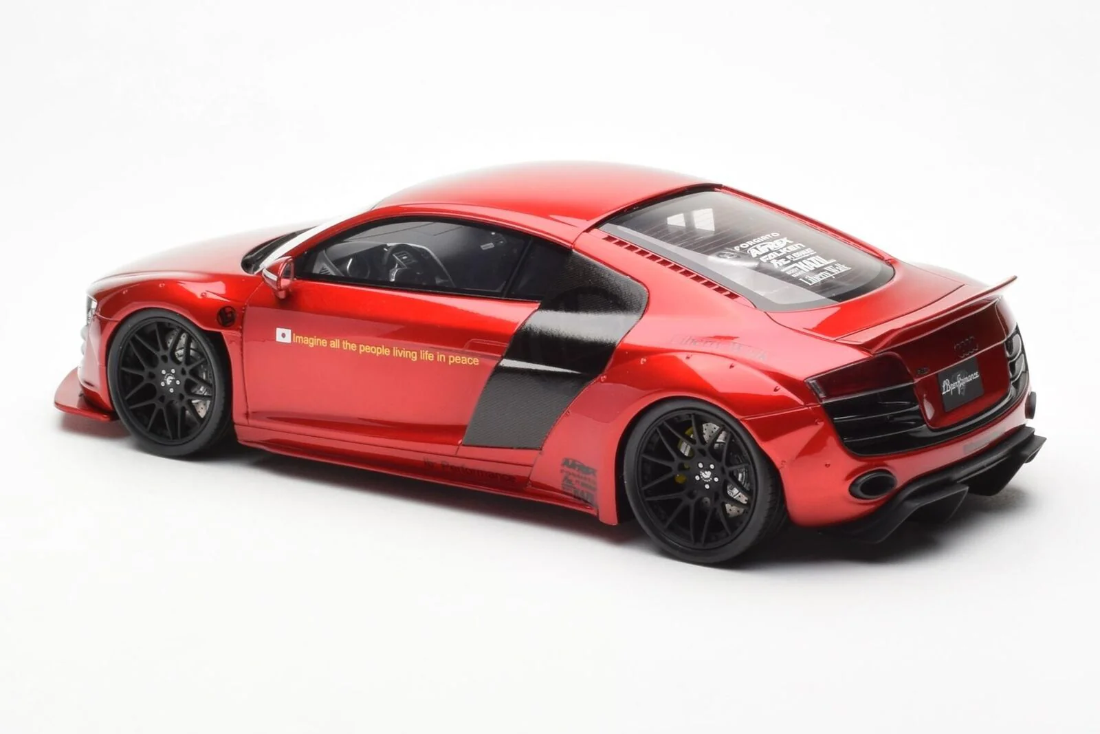 GT Spirit 2022 Audi R8 LB Works Candy Red 1:18 Resin - Image 5