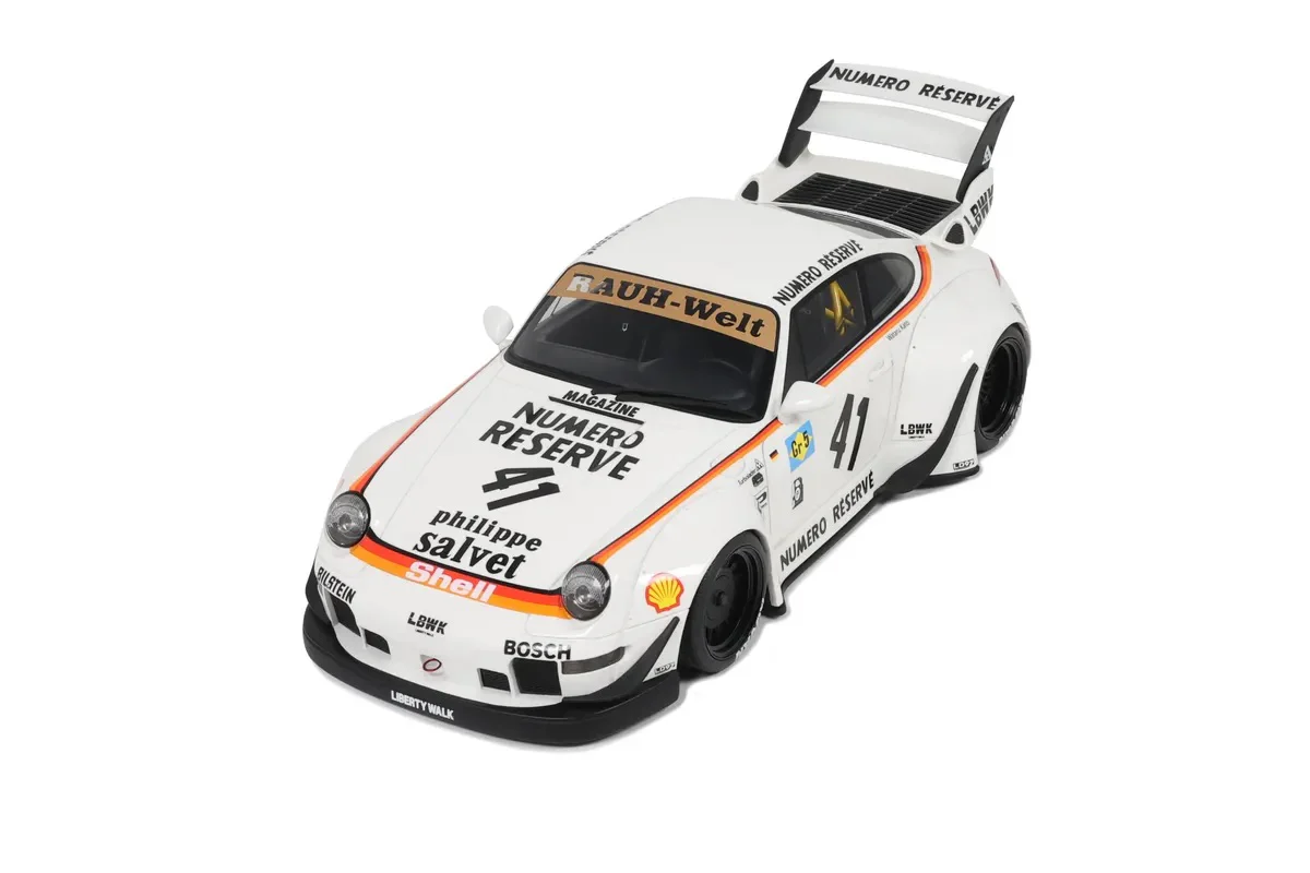 GT Spirit 2023 Porsche 911 993 RWB Bodykit Kato-San No 41 Racing 1:18 Resin - Image 9