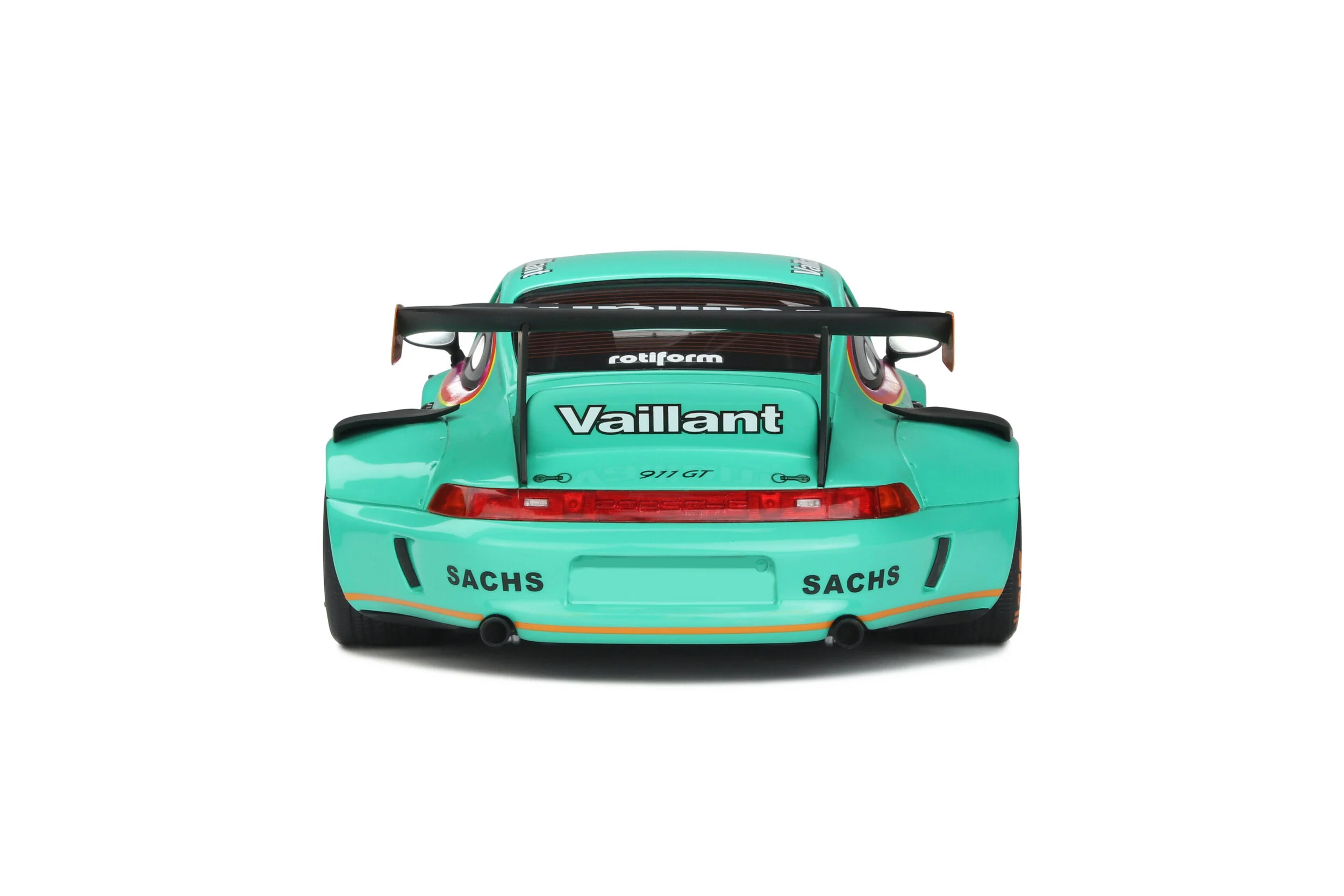 GT Spirit 2023 Porsche 911 993 RWB Bodykit Vaillant Green 1:18 Resin - Image 5