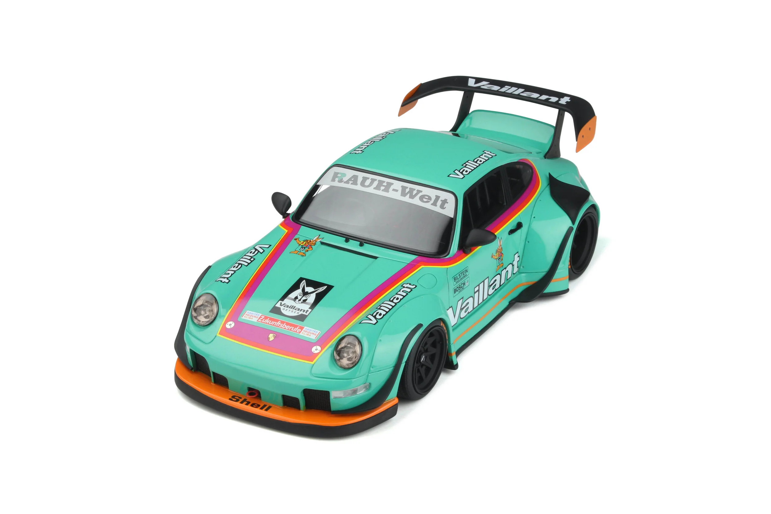 GT Spirit 2023 Porsche 911 993 RWB Bodykit Vaillant Green 1:18 Resin - Image 6