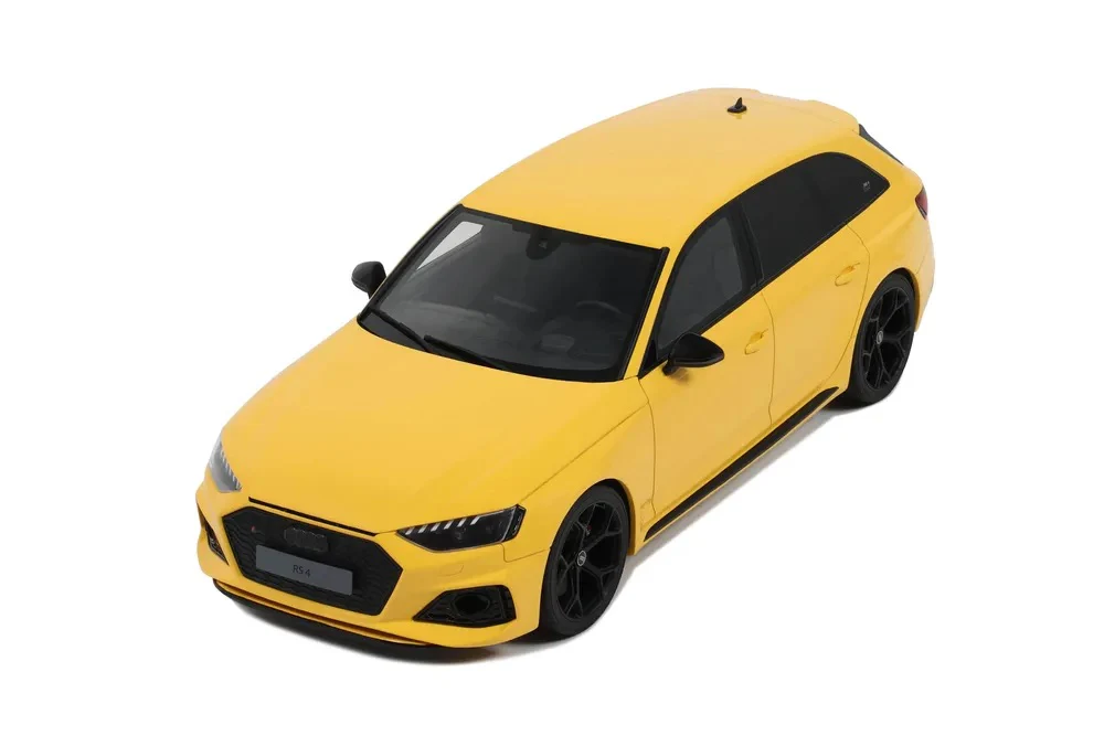 GT Spirit 2024 Audi RS4 Avant B9 25th Anniversary Yellow 1:18 - Image 6