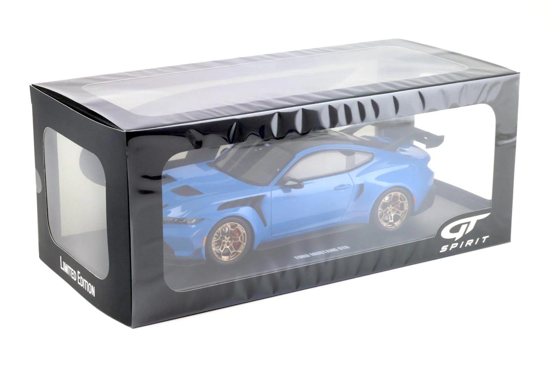 GT Spirit 2024 Ford Mustang GTD Coupe Grabber Blue 1:18 - Image 4