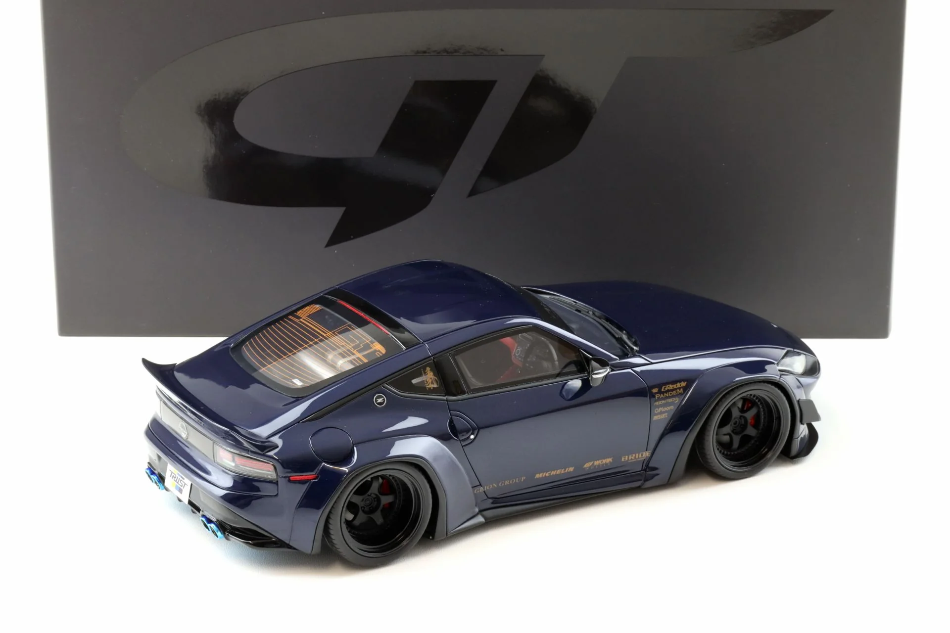 GT Spirit 2024 Nissan 400 Z Pandem Edition Midnight Blue 1:18 - Image 3