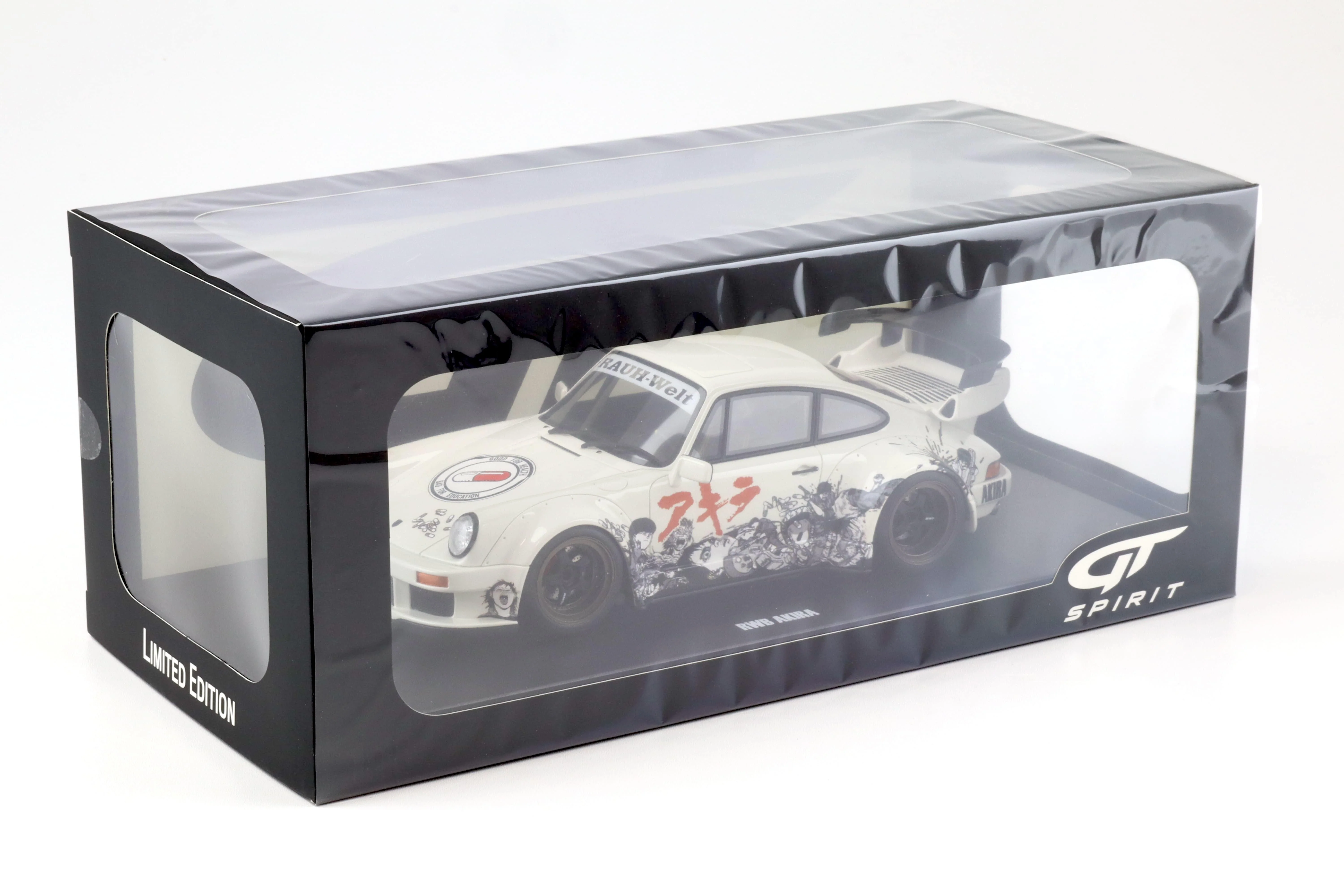 GT Spirit 2024 Porsche 911 964 RWB Akira Glacier White 1:18 - Image 4