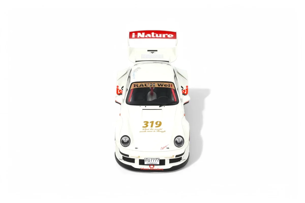 GT Spirit 2024 Porsche 911 964 RWB Natty Dread Jr White 1:18 - Image 12