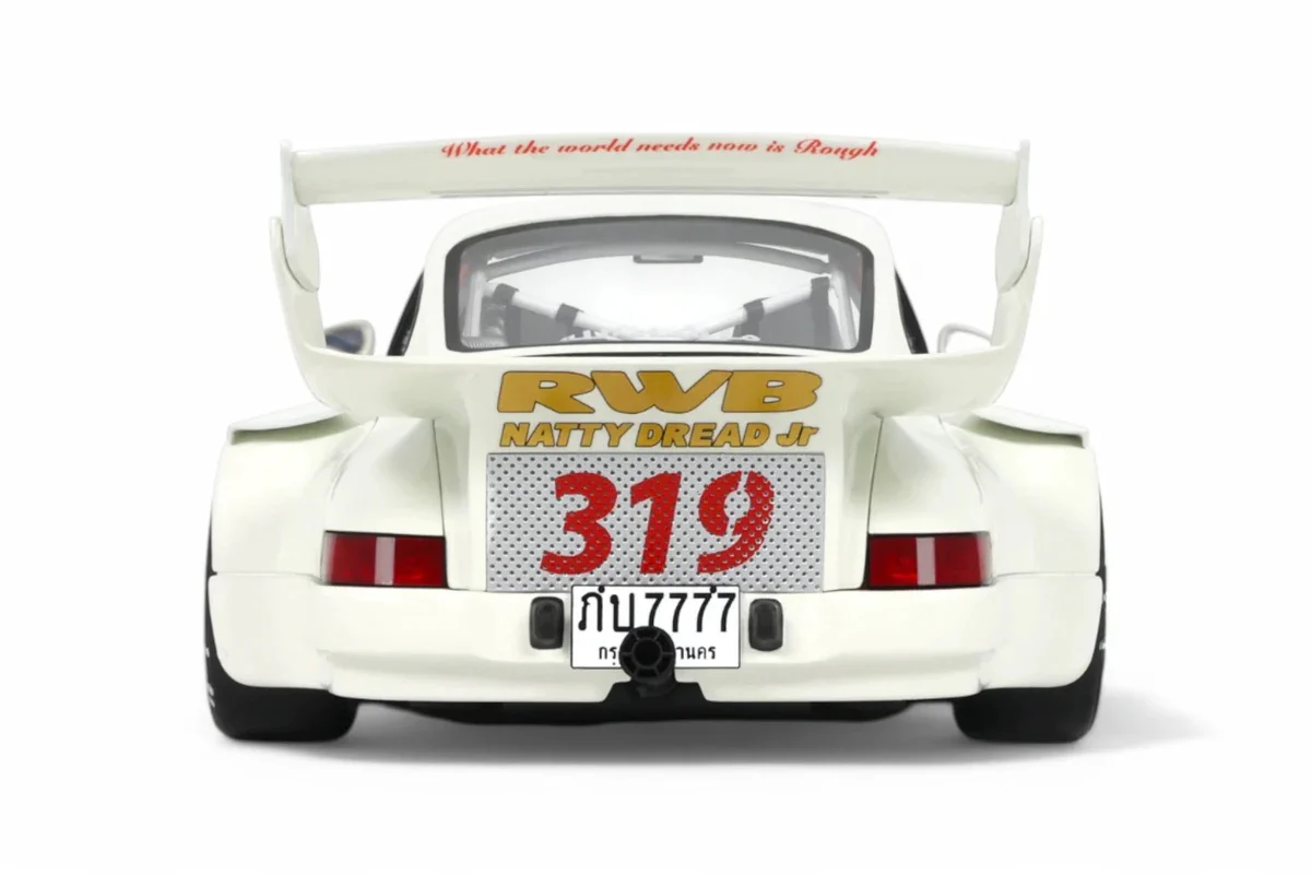 GT Spirit 2024 Porsche 911 964 RWB Natty Dread Jr White 1:18 - Image 9
