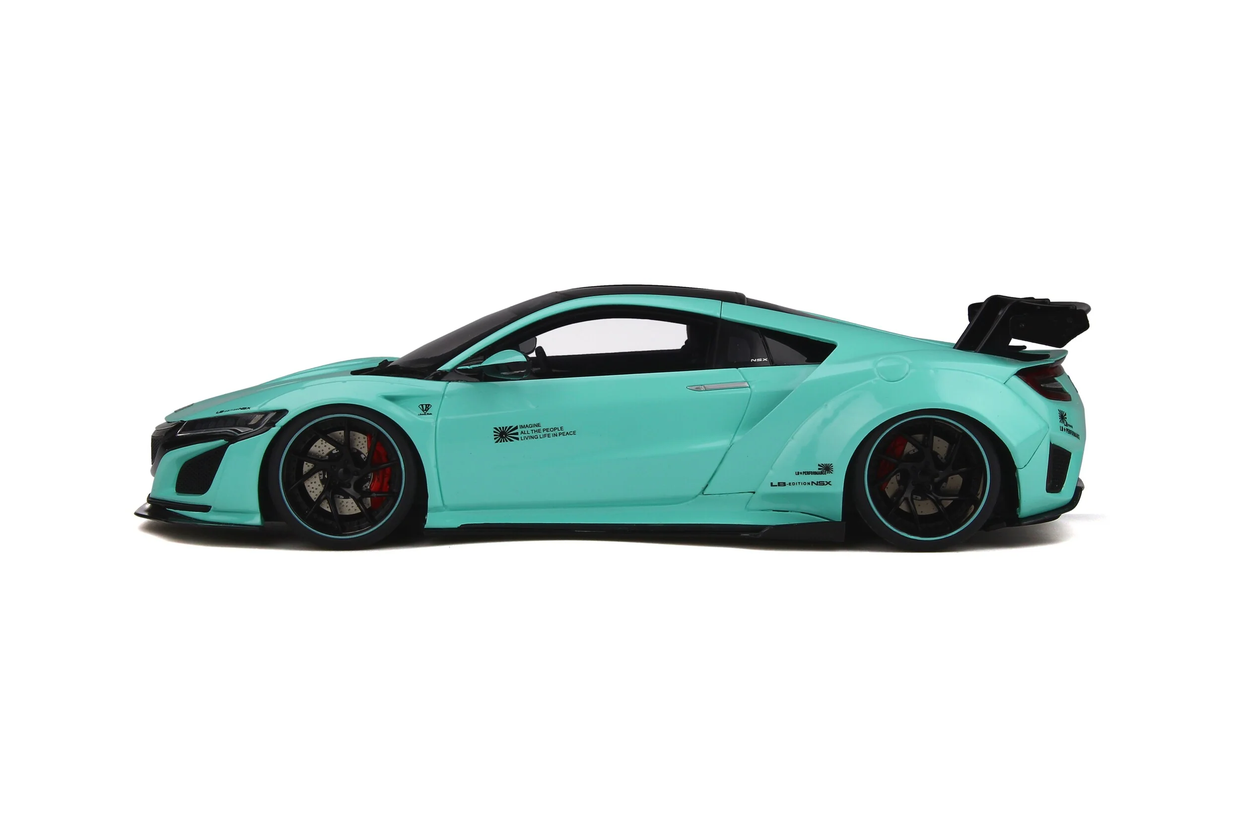 GT Spirit Honda NSX RHD by LB Works Tiffany Blue 1:18 Resin, SEALED - Image 3