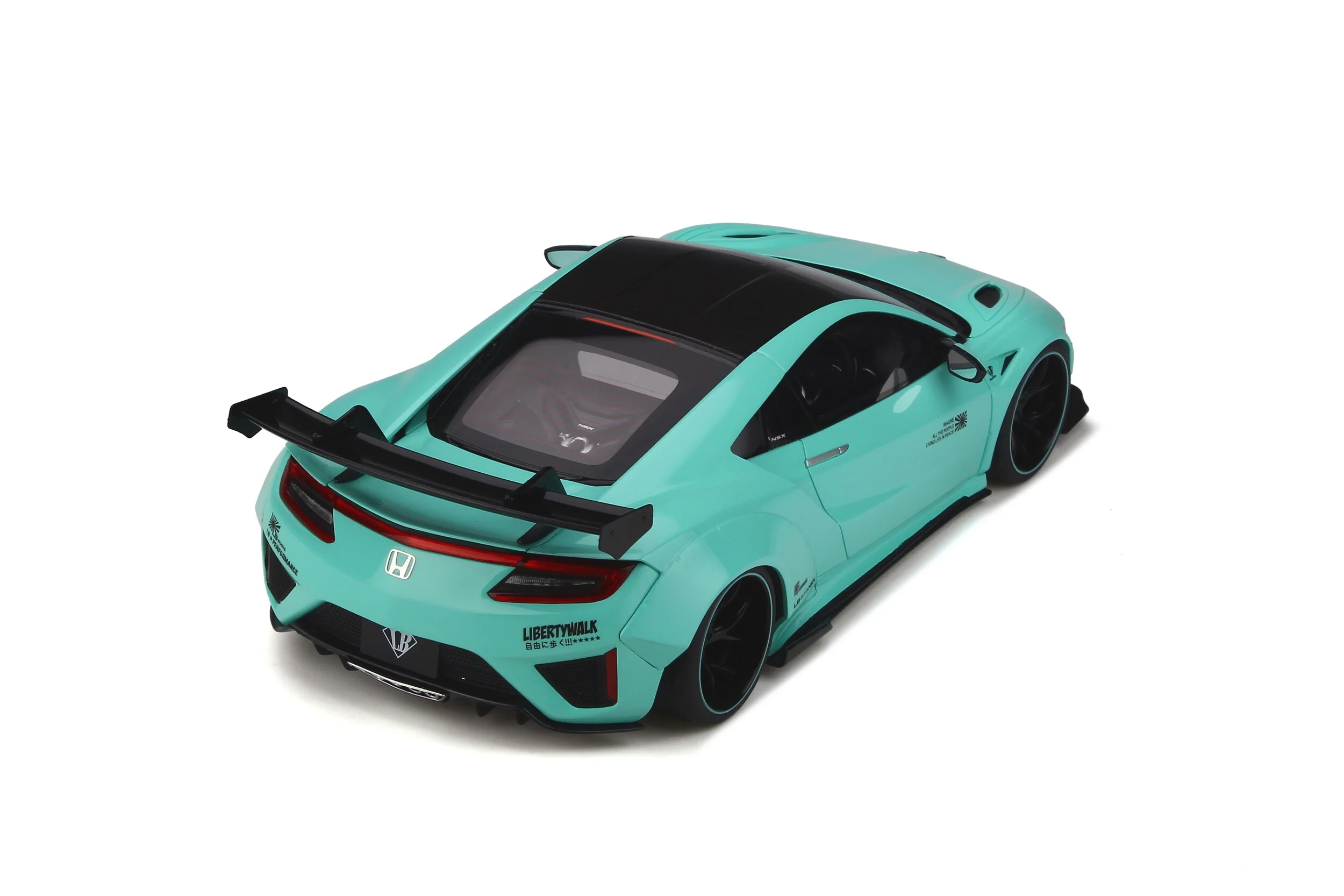 GT Spirit Honda NSX RHD by LB Works Tiffany Blue 1:18 Resin, SEALED - Image 7
