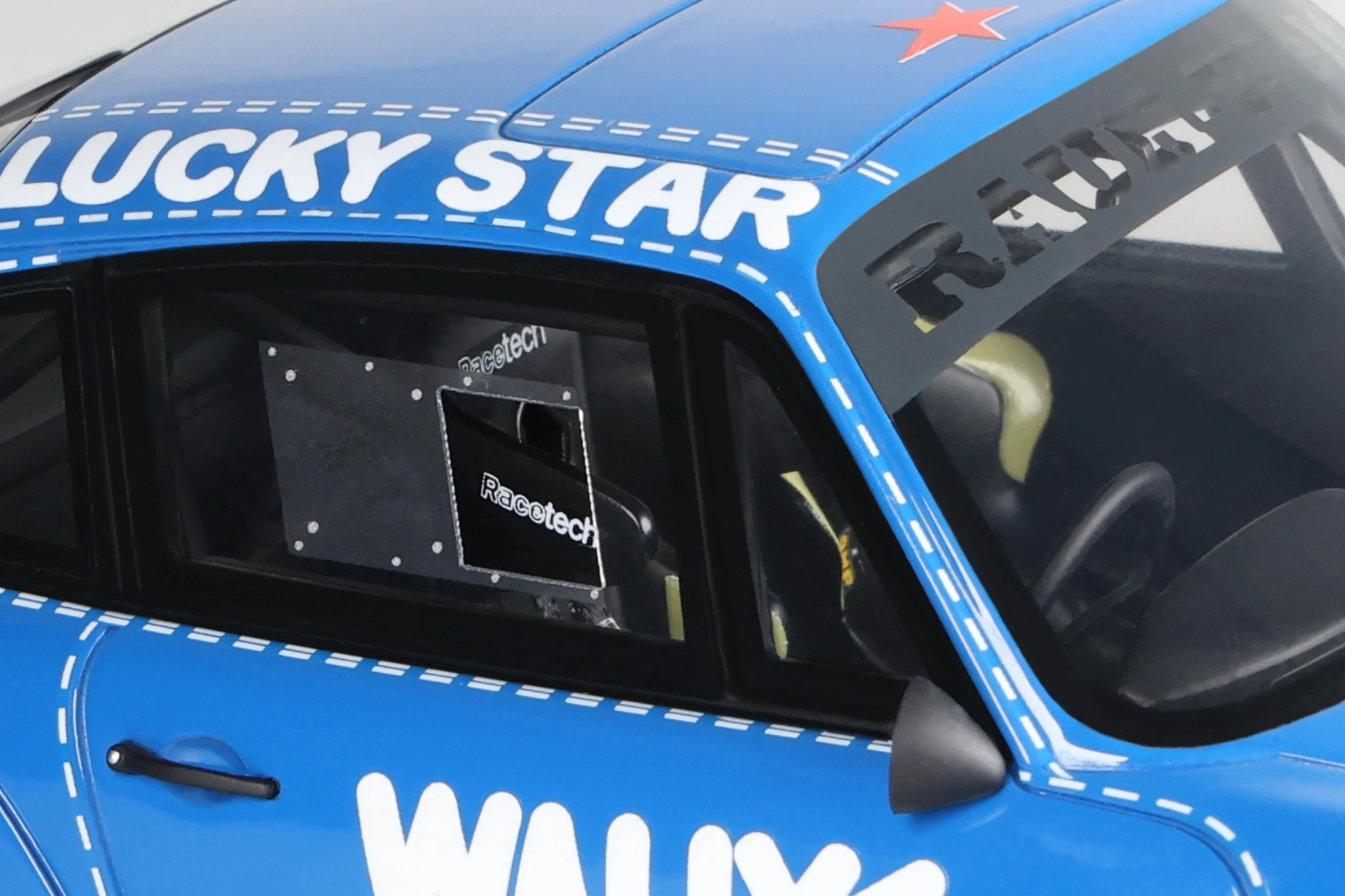 GT Spirit Porsche 911 964 RWB Osho Arrow Blue Jeans Rally Blue 1:18 Resin - Image 5