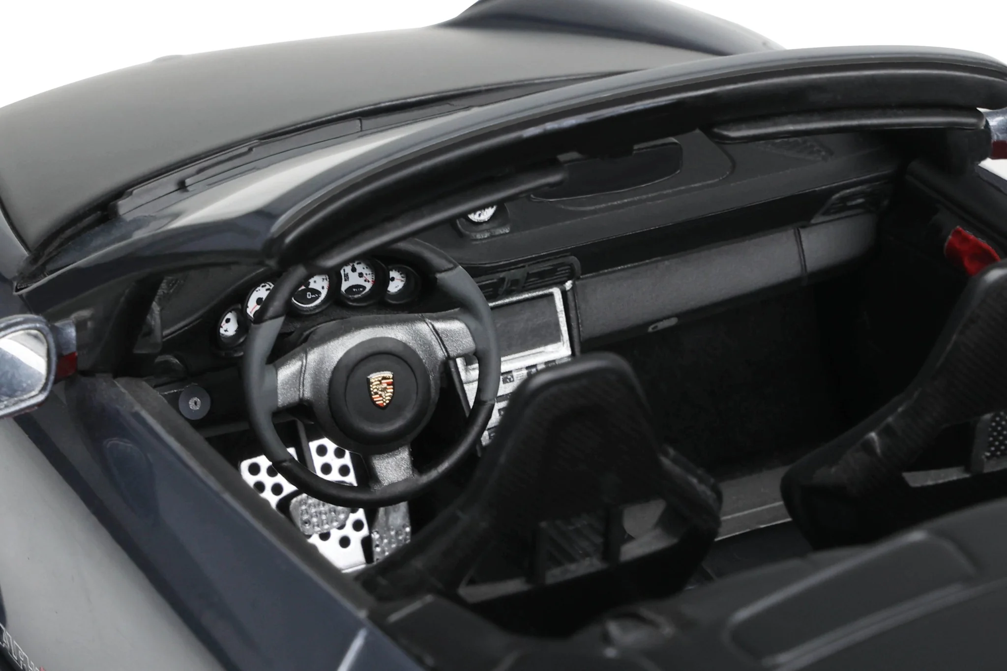 GT Spirit 2016 Porsche 911 997 Cabriolet LB Works Grey w/ Red Wheels 1:18 - Image 10