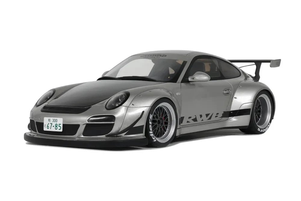 GT Spirit Porsche 911 997 RWB Abu Dhabi 2024 Silver 1:18 - Image 5