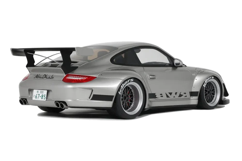 GT Spirit Porsche 911 997 RWB Abu Dhabi 2024 Silver 1:18 - Image 6