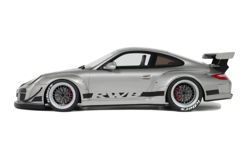 GT Spirit Porsche 911 997 RWB Abu Dhabi 2024 Silver 1:18 - Image 9