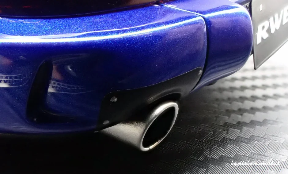 Ignition-Model Porsche 911 964 RWB w/ Whale Tail, Blue Metallic w/ Black Work Wheels 1:18 - Image 17