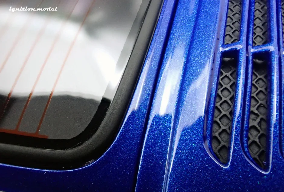 Ignition-Model Porsche 911 964 RWB w/ Whale Tail, Blue Metallic w/ Black Work Wheels 1:18 - Image 23