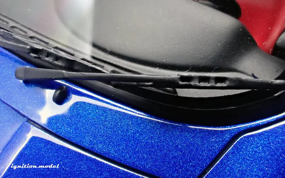 Ignition-Model Porsche 911 964 RWB w/ Whale Tail, Blue Metallic w/ Black Work Wheels 1:18 - Image 30