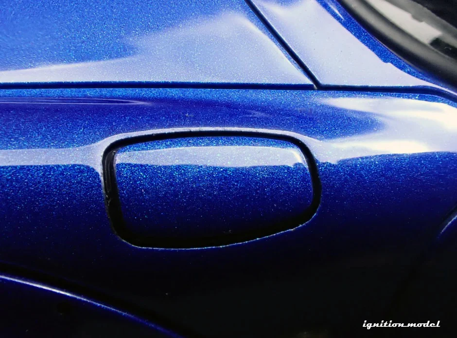 Ignition-Model Porsche 911 964 RWB w/ Whale Tail, Blue Metallic w/ Black Work Wheels 1:18 - Image 31