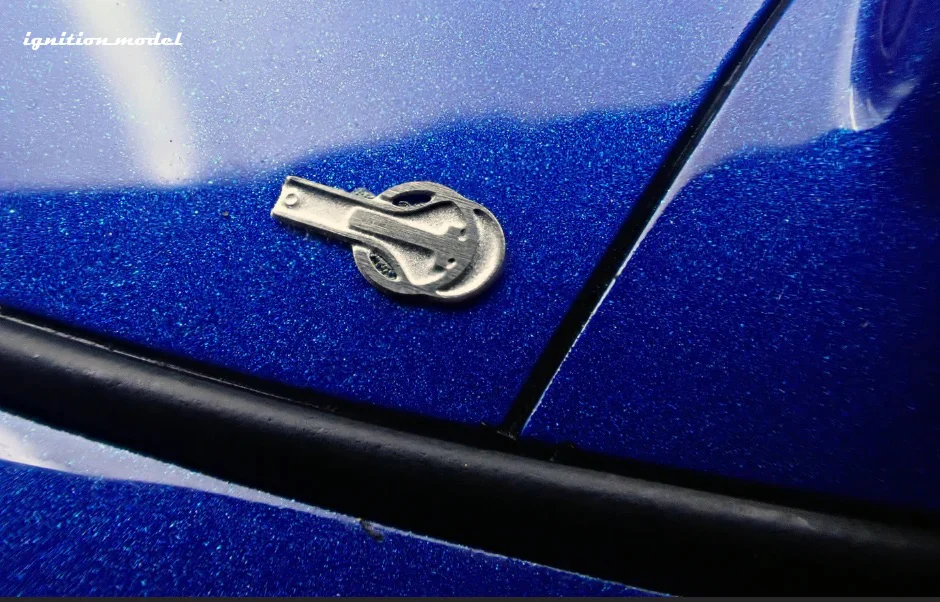 Ignition-Model Porsche 911 964 RWB w/ Whale Tail, Blue Metallic w/ Black Work Wheels 1:18 - Image 37