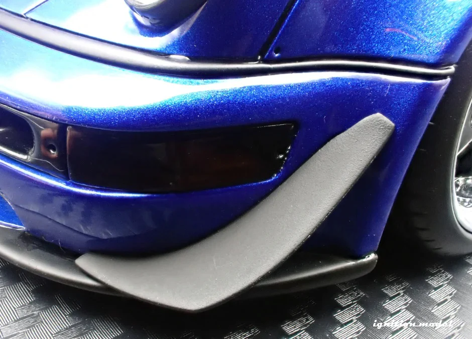 Ignition-Model Porsche 911 964 RWB w/ Whale Tail, Blue Metallic w/ Black Work Wheels 1:18 - Image 38