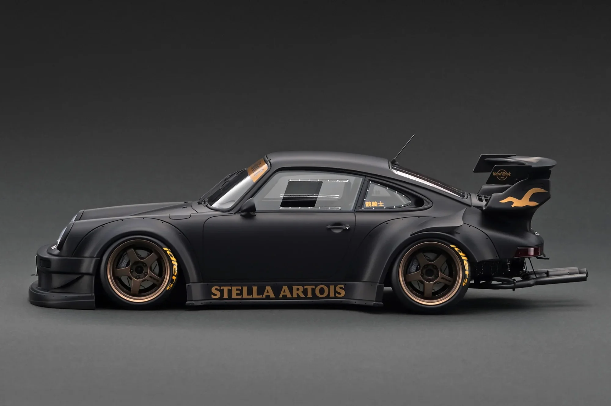 Ignition-Model Porsche 911 RWB 930 "Stella Artois" Matte Black 1:18 - Image 3