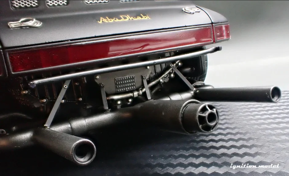 Ignition-Model Porsche 911 RWB 930 "Stella Artois" Matte Black 1:18 - Image 31