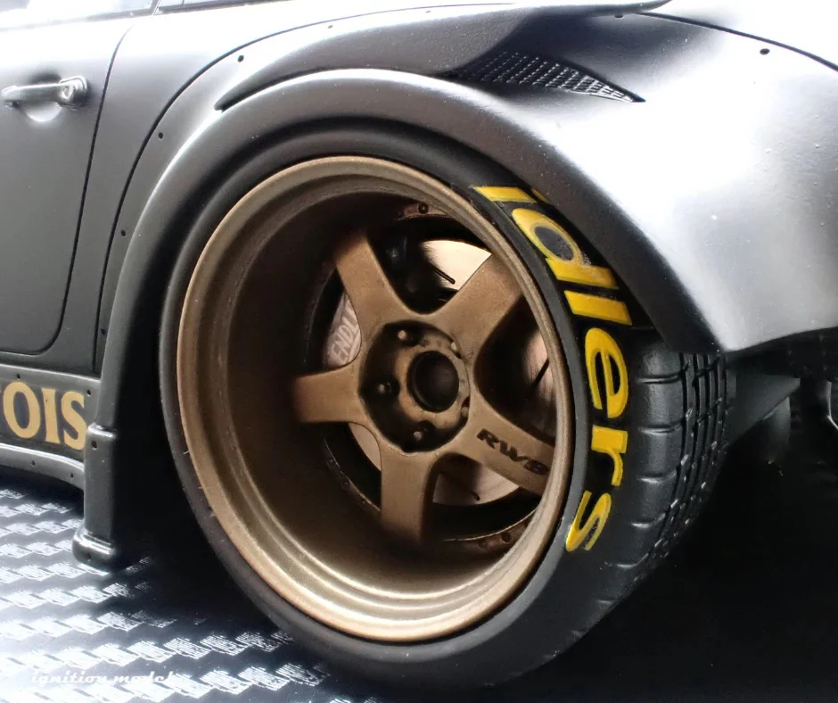 Ignition-Model Porsche 911 RWB 930 "Stella Artois" Matte Black 1:18 - Image 35