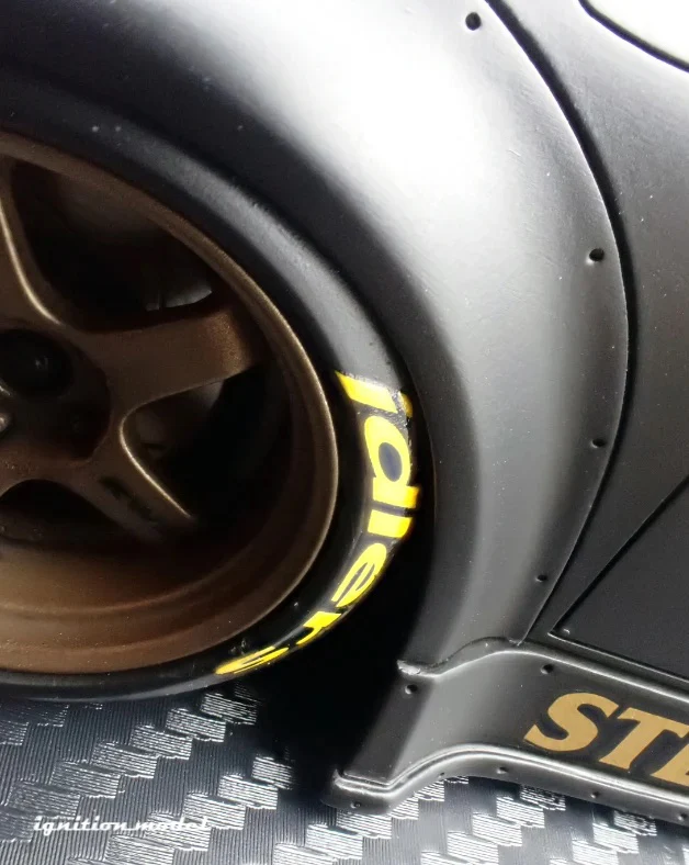 Ignition-Model Porsche 911 RWB 930 "Stella Artois" Matte Black 1:18 - Image 42