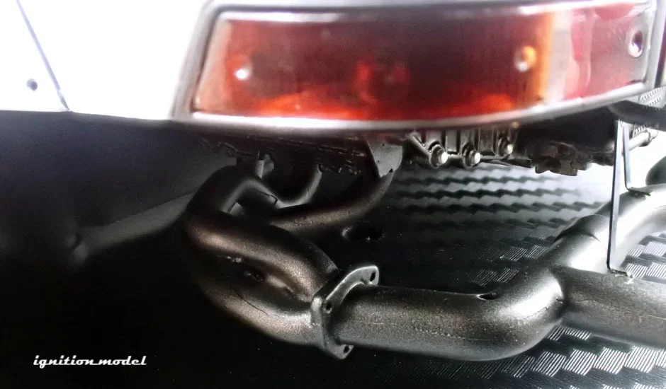 Ignition-Model Porsche 911 RWB 930 Matte White w/ Work S1 Wheels 1:18 - Image 20