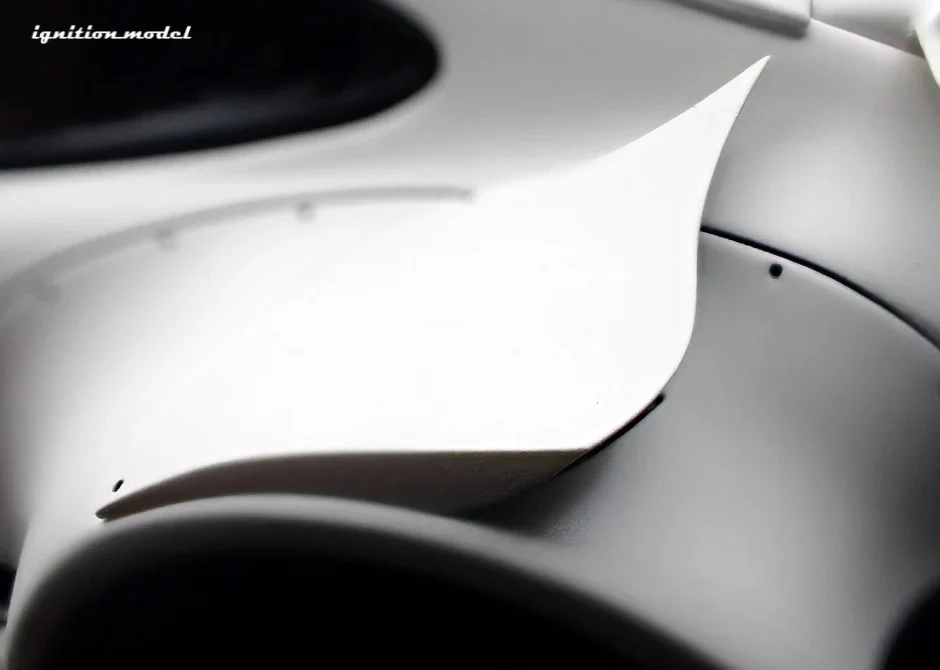 Ignition-Model Porsche 911 RWB 930 Matte White w/ Work S1 Wheels 1:18 - Image 25