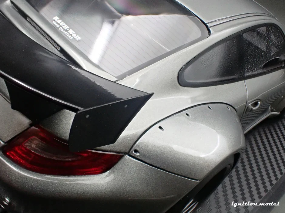 Ignition-Model Porsche 911 RWB 997 GT3 Gun Metallic Grey 1:18 - Image 18