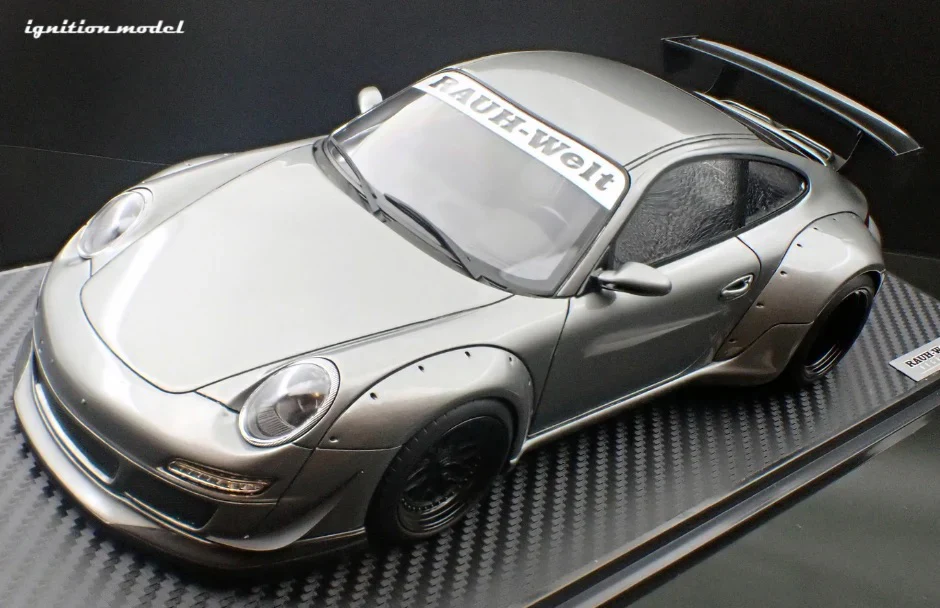 Ignition-Model Porsche 911 RWB 997 GT3 Gun Metallic Grey 1:18 - Image 8