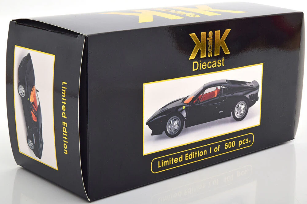 KK Scale 1984 Ferrari 288 GTO Black 1:18 - Image 6