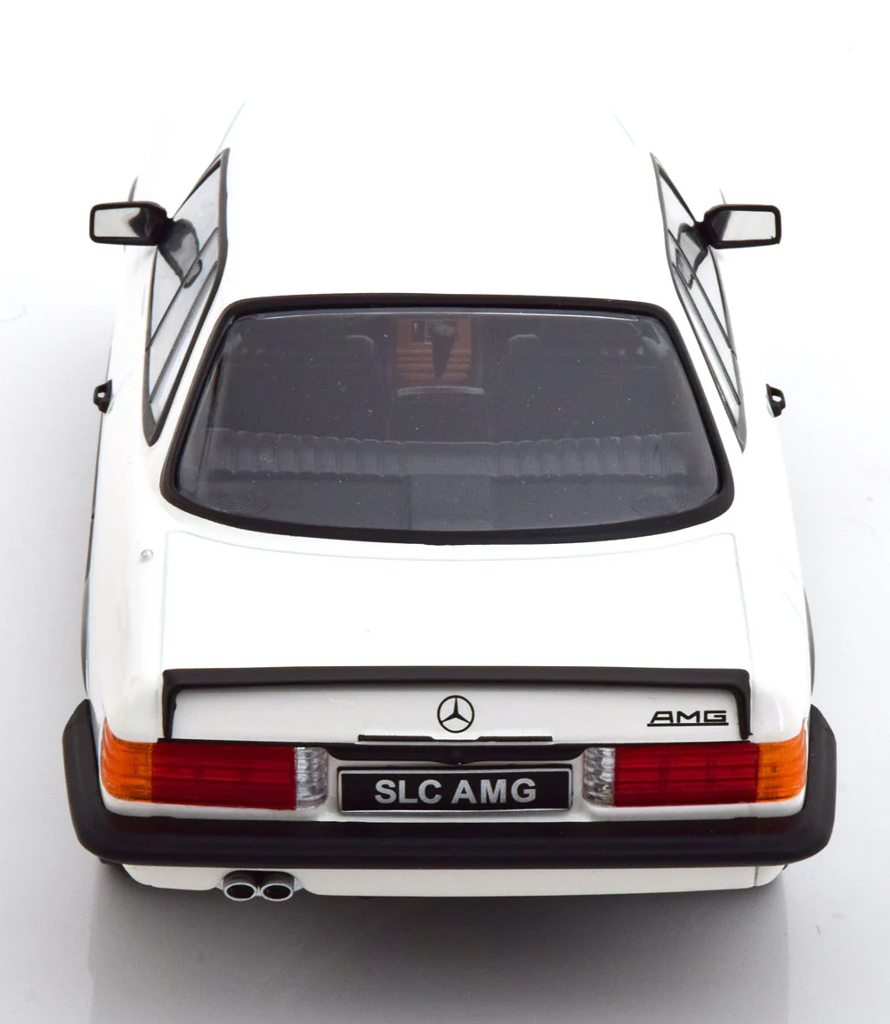 KK Scale 1985 Mercedes-Benz S Class 500SLC 6.0 AMG (C107) White 1:18 - Image 5