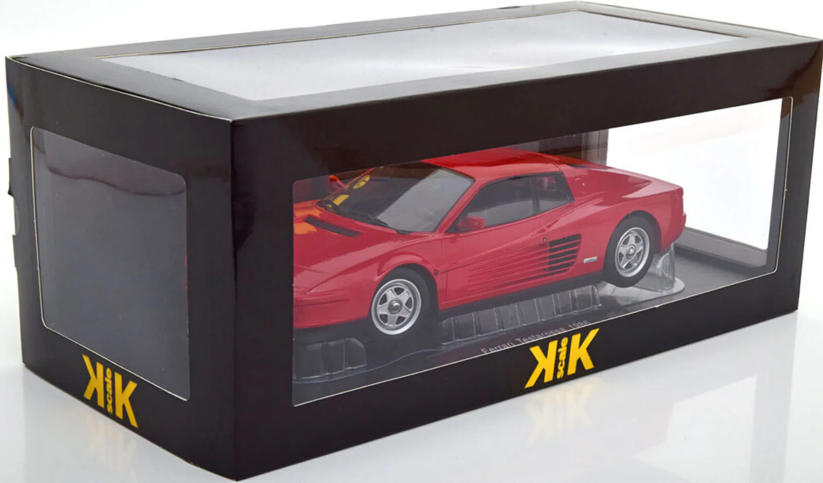 KK Scale 1986 Ferrari Testarossa Red European Version 1:18 - Image 5
