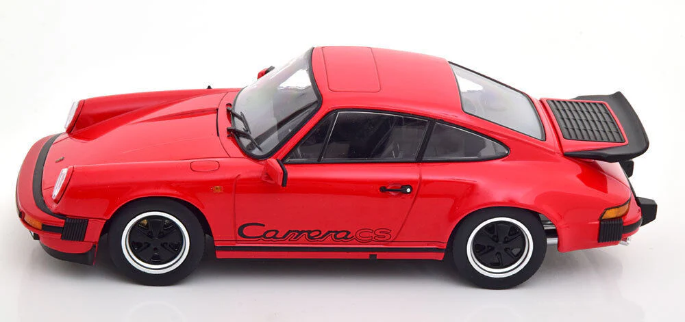 KK Scale 1989 Porsche 911 Carrera 3.2 Clubsport Red 1:18 - Image 3