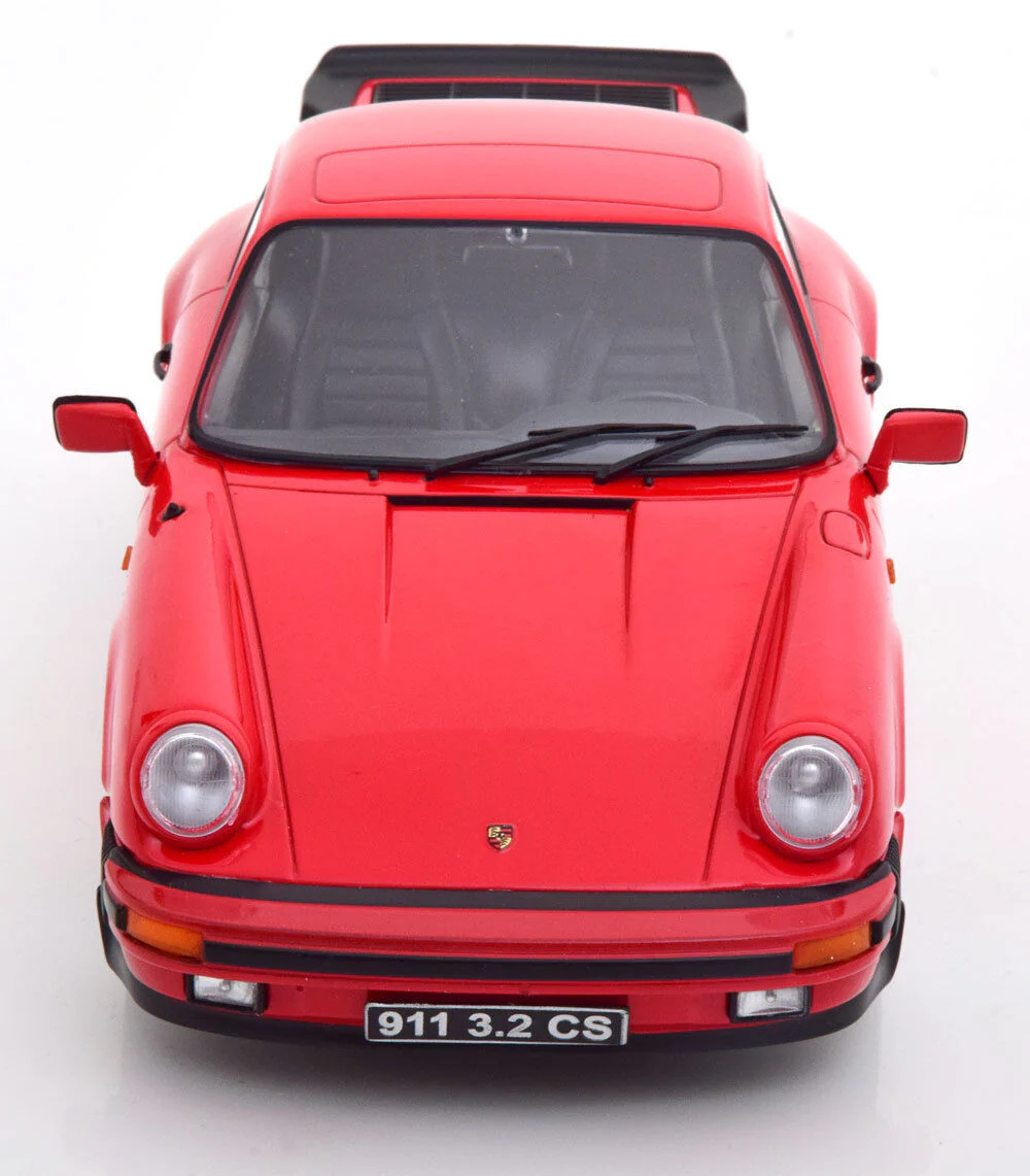KK Scale 1989 Porsche 911 Carrera 3.2 Clubsport Red 1:18 - Image 4