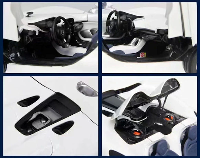 LCD 2020 Mclaren Elva White 1:18 - Image 4