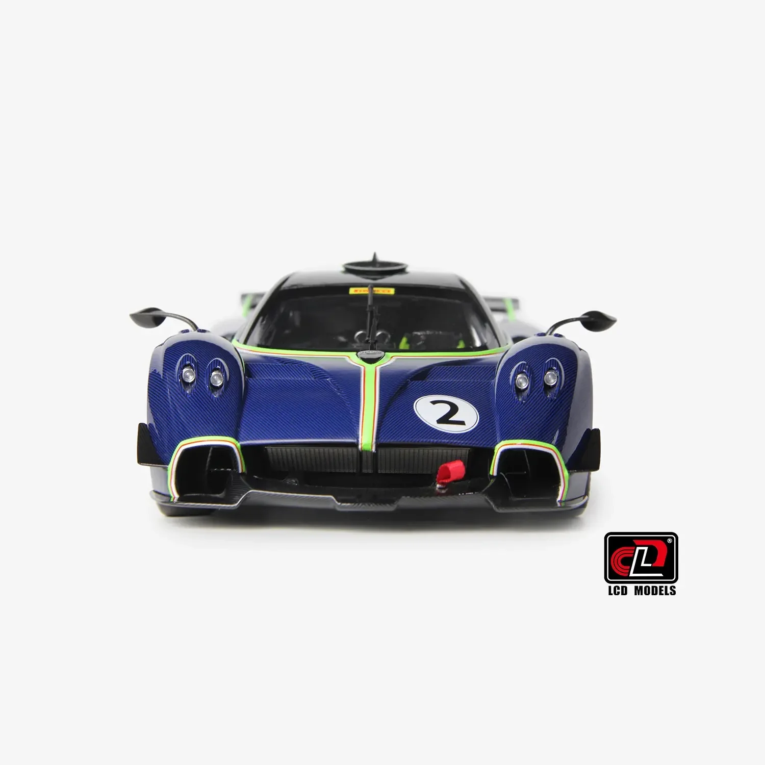 LCD Pagani Huayra R Blue Carbon 1:18 - Image 11