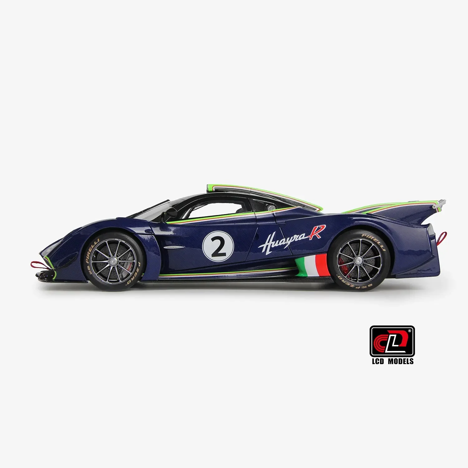 LCD Pagani Huayra R Blue Carbon 1:18 - Image 5