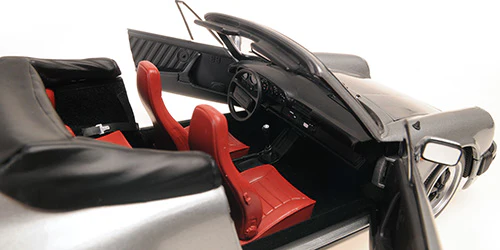 Minichamps 1983 Porsche 911 Carrera 3.2 Cabriolet G Series Grey Metallic 1:18 - Image 4