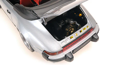 Minichamps 1983 Porsche 911 Carrera 3.2 Cabriolet G Series Grey Metallic 1:18 - Image 5
