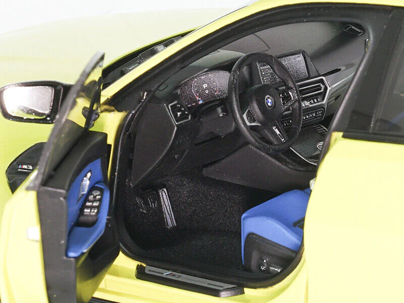 Minichamps 2020 BMW M3 Competition (G80) São Paulo Yellow 1:18 - Image 6