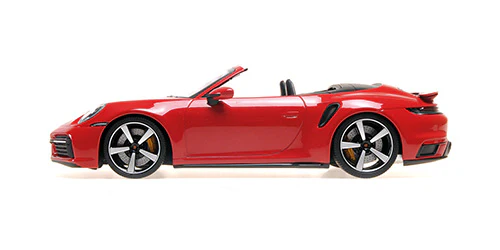 Minichamps 2020 Porsche 911 992 Turbo S Cabriolet Guards Red 1:18 - Image 3