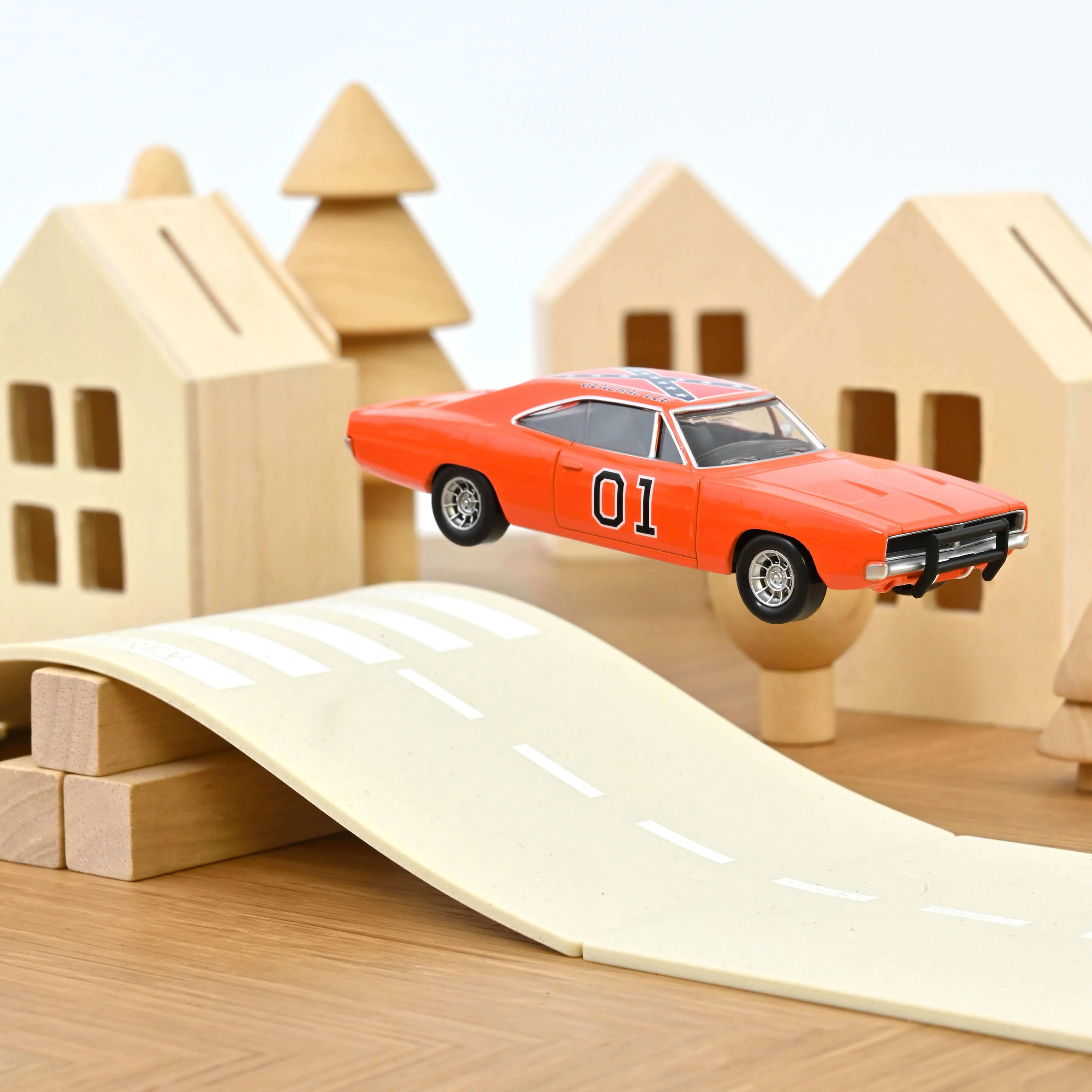 Norev 1969 Dodge Charger General Lee Jet-Car Orange 1:43 - Image 3