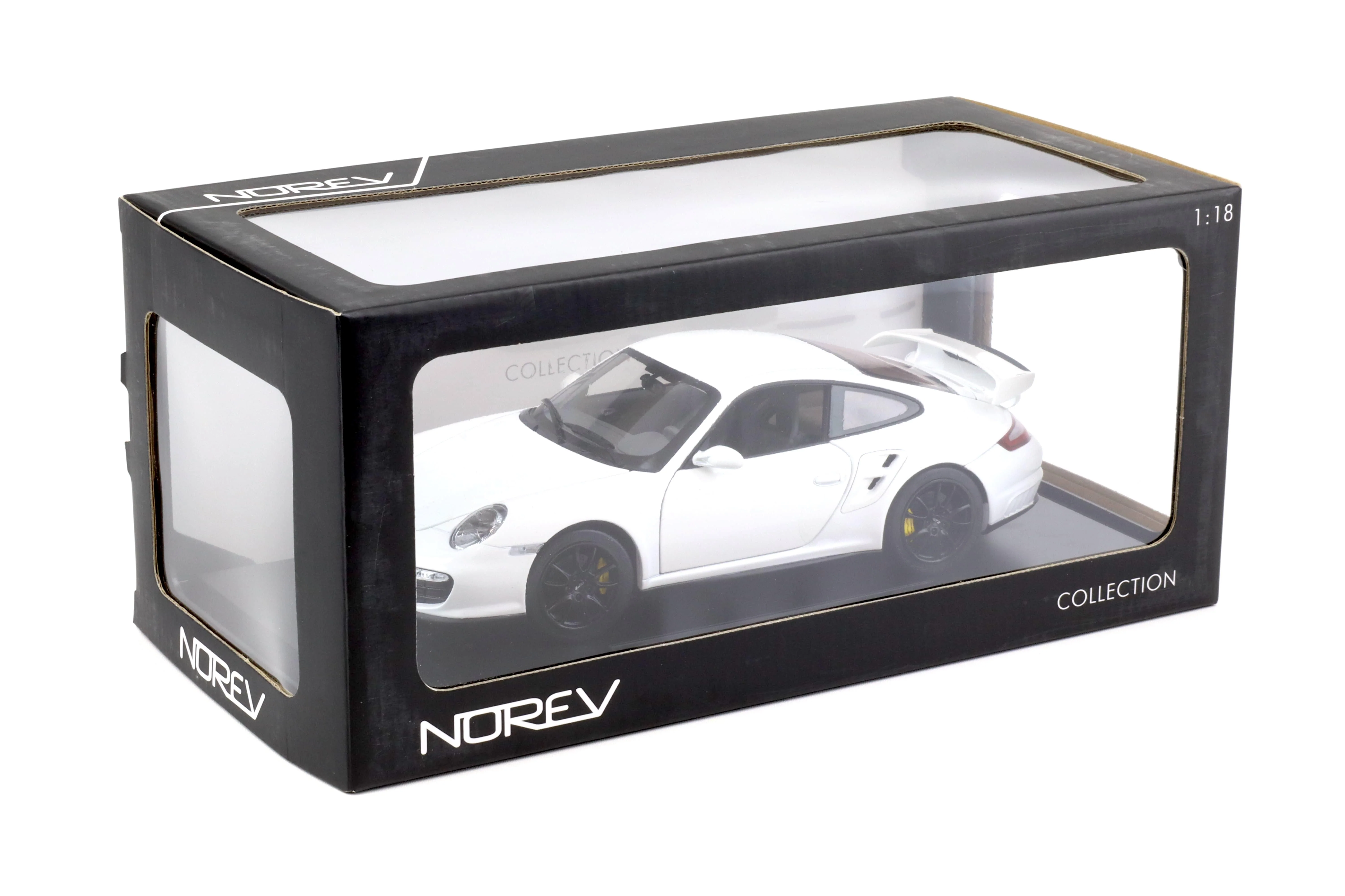 Norev 2007 Porsche 911 997 GT2 Coupe White 1:18 - Image 5