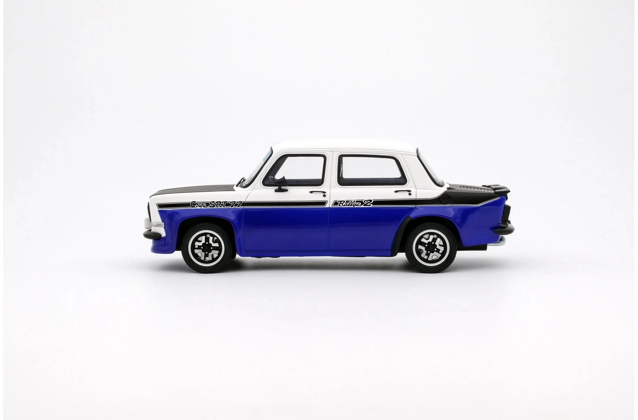 Otto 1977 Simca Rallye 2 SRT Blue and White 1:18 Resin - Image 3