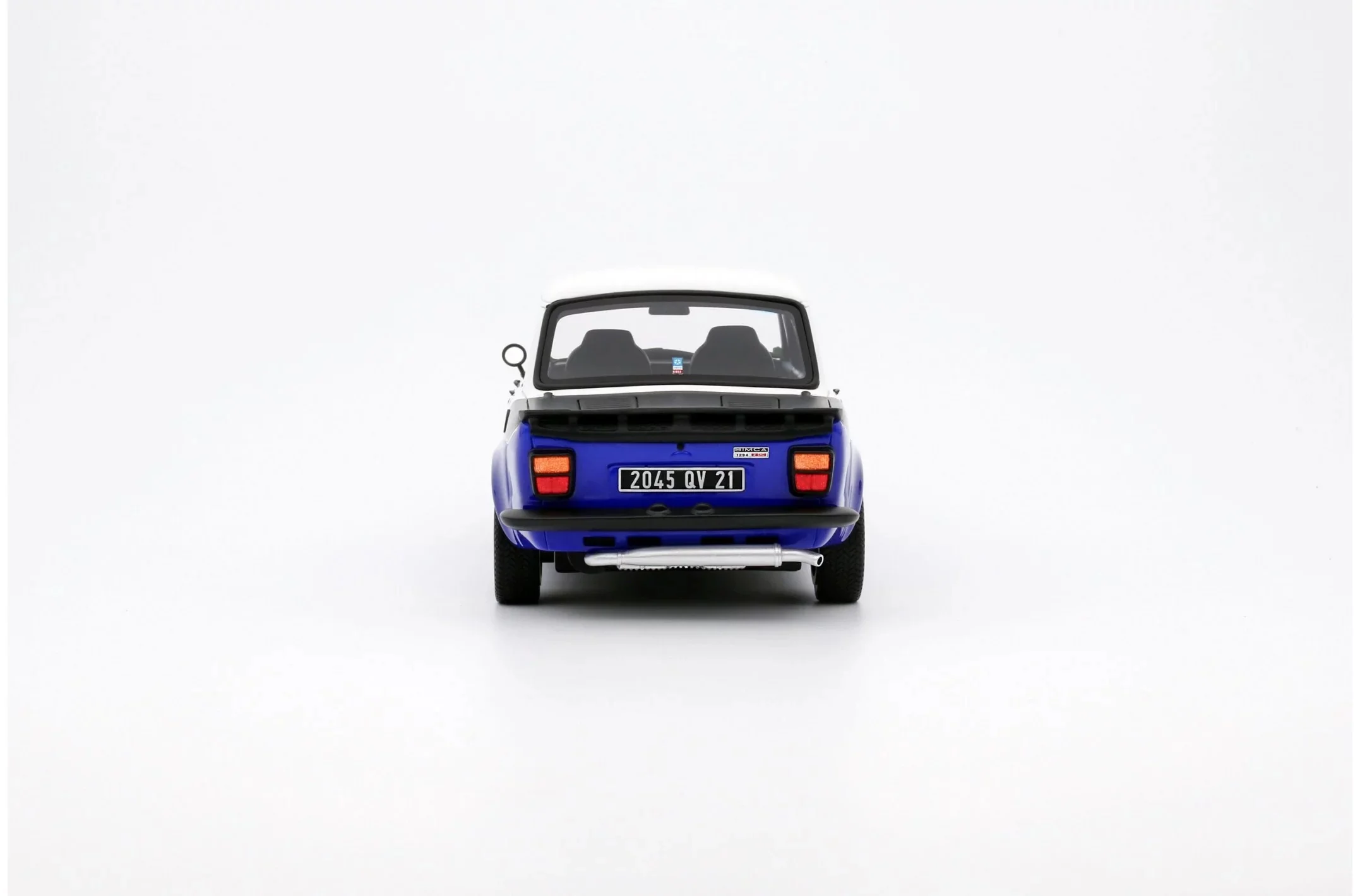 Otto 1977 Simca Rallye 2 SRT Blue and White 1:18 Resin - Image 5
