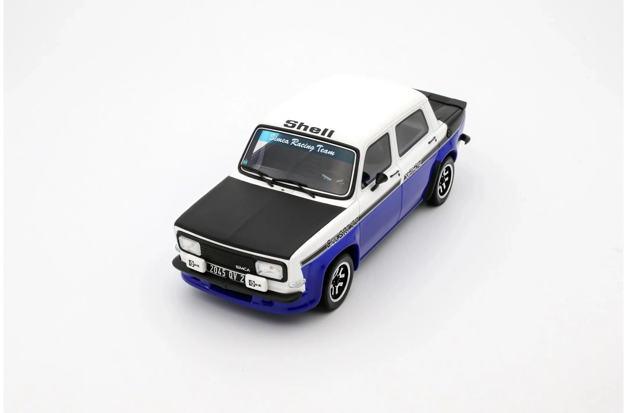 Otto 1977 Simca Rallye 2 SRT Blue and White 1:18 Resin - Image 6
