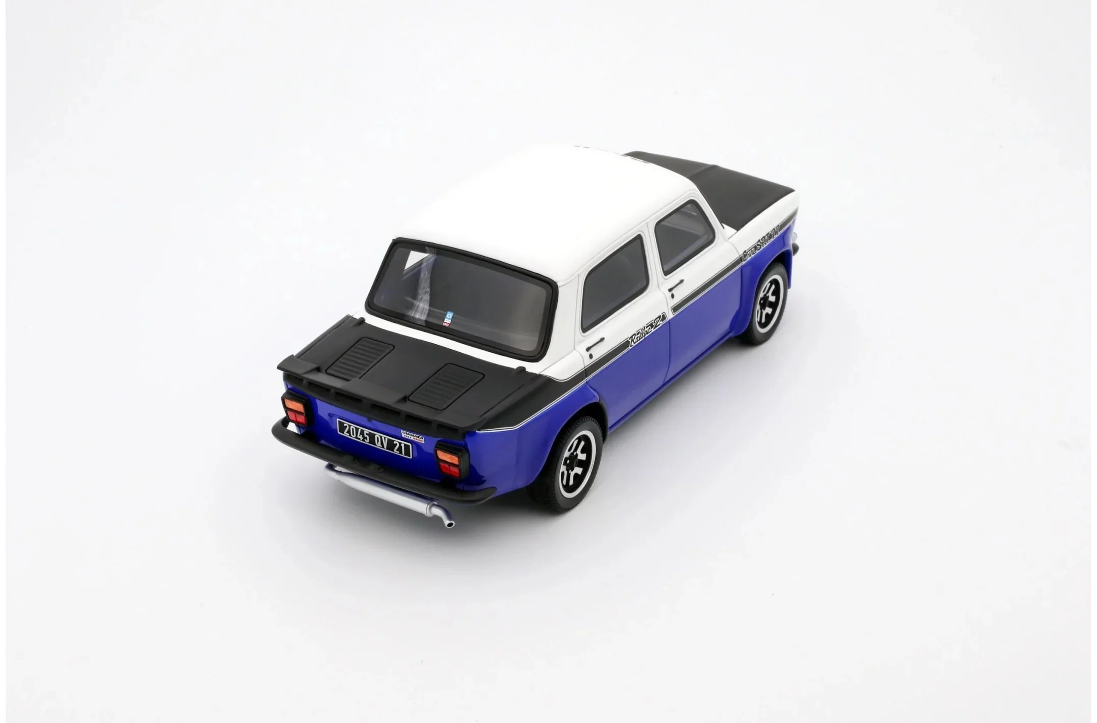 Otto 1977 Simca Rallye 2 SRT Blue and White 1:18 Resin - Image 7