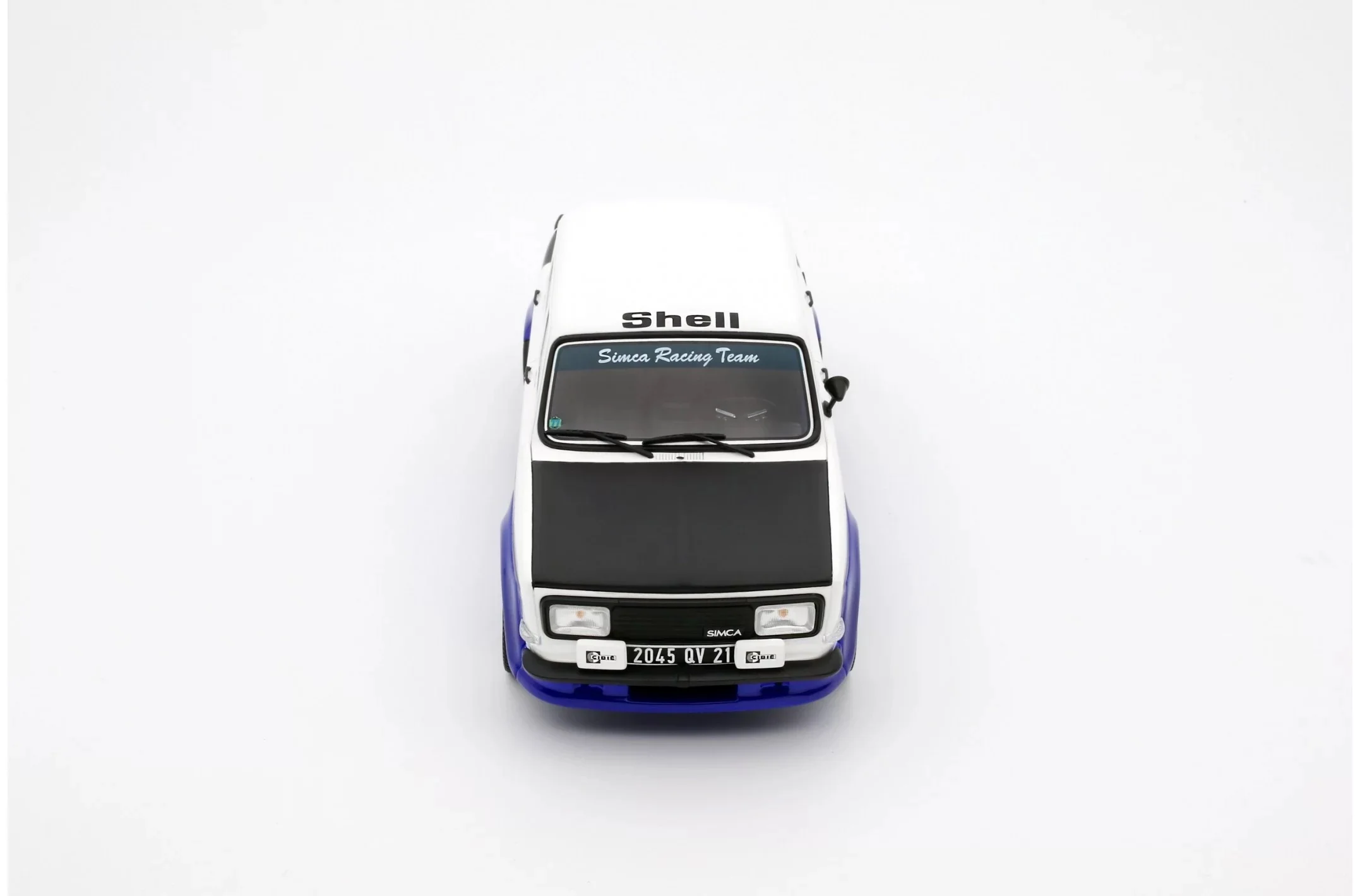 Otto 1977 Simca Rallye 2 SRT Blue and White 1:18 Resin - Image 8